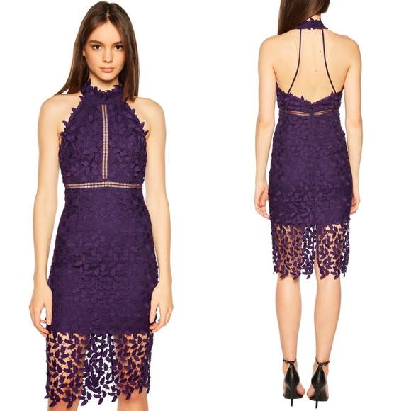 bardot gemma halter dress